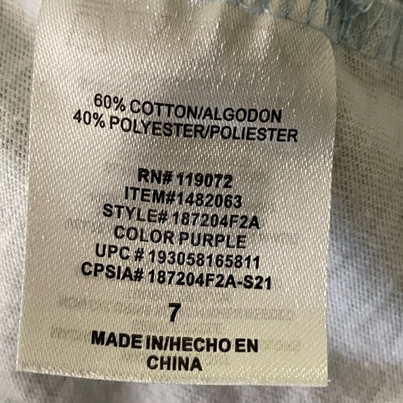 Disney Princess Casual Sundress Set of 3 Purple Pink Ruffled Sleeveless Size 7 - Picture 5 of 5